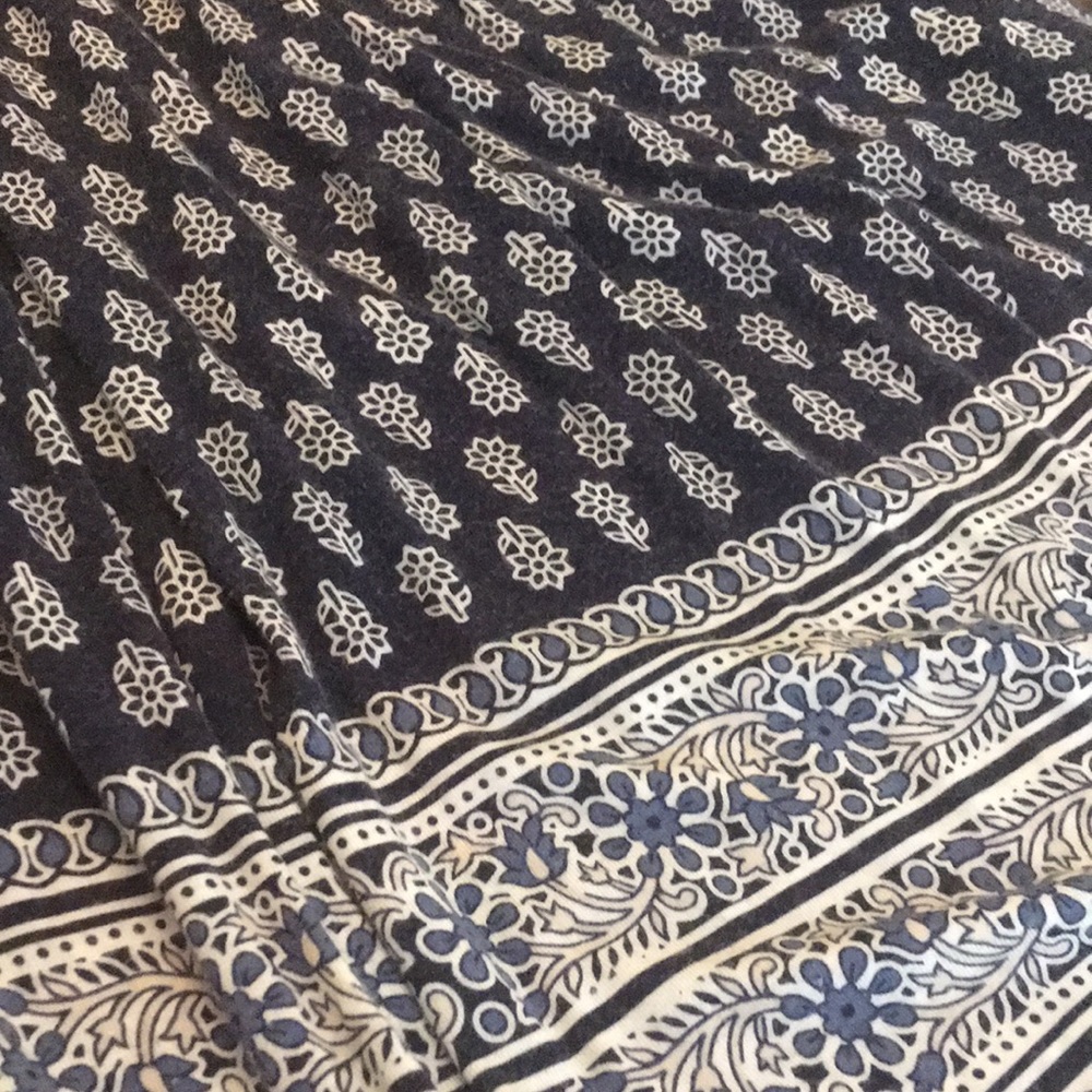 Max Studio floral cotton skirt